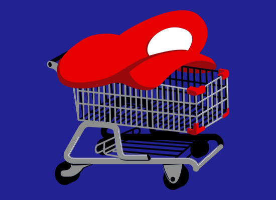 Mario shopping cart
