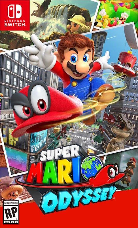 Super Mario Odyssey Original Box Art