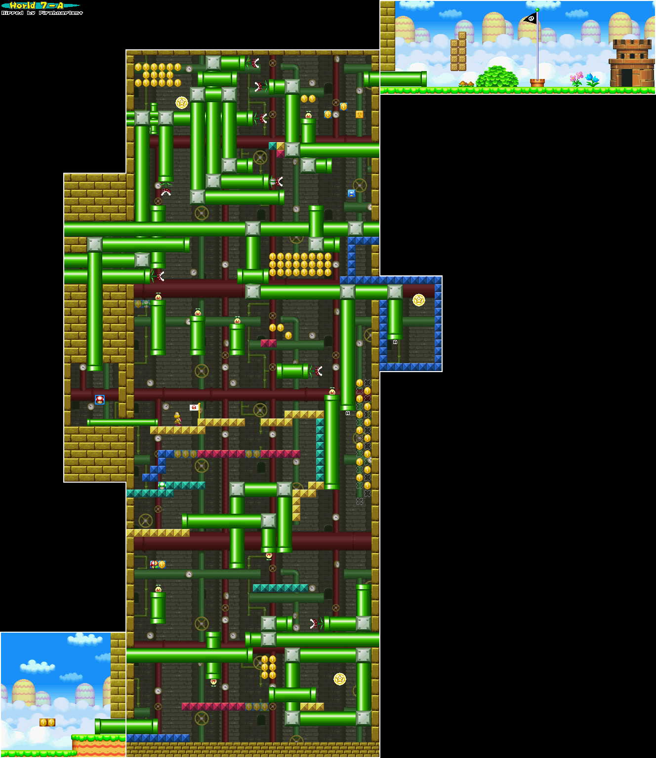 New Super Mario Bros Game Maps DS
