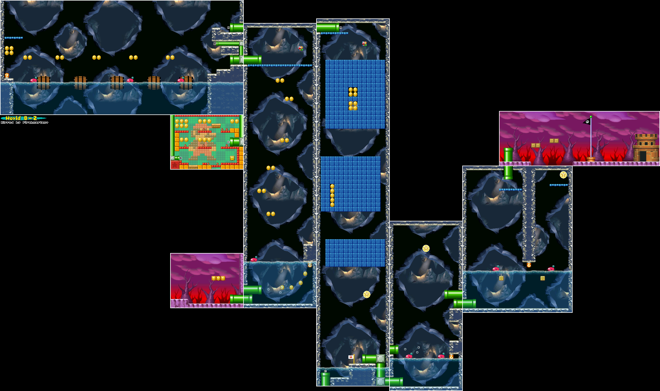 New Super Mario Bros Game Maps DS