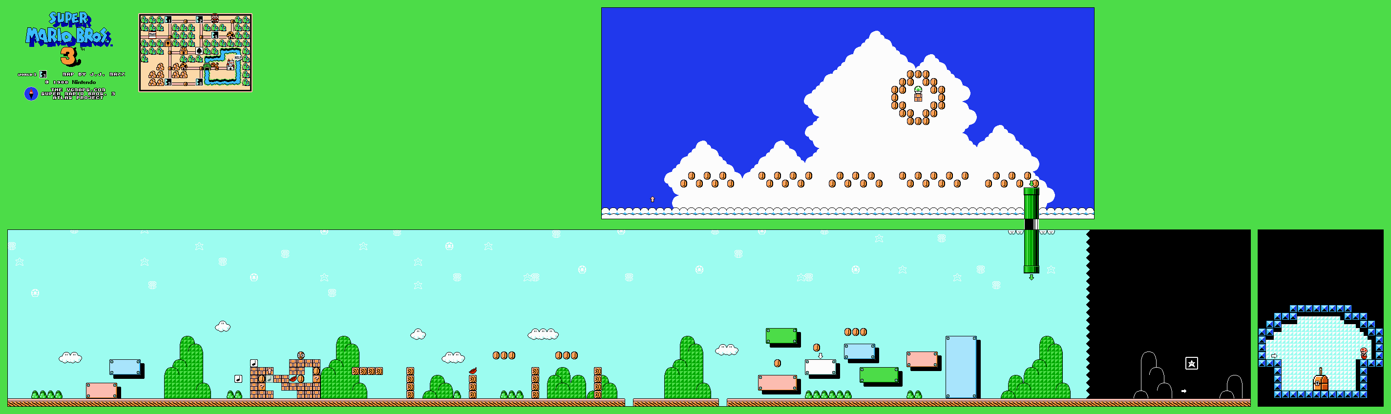 Super Mario World Maps And Charts