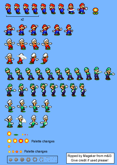 Mario and Luigi Bowsers Inside Story Playable Characters fireflower