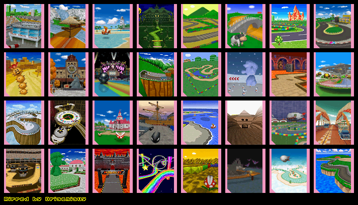 Mario Kart DS Sprites download