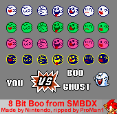 Super Mario Bros. Deluxe - Enemies and Bosses - Boo Race