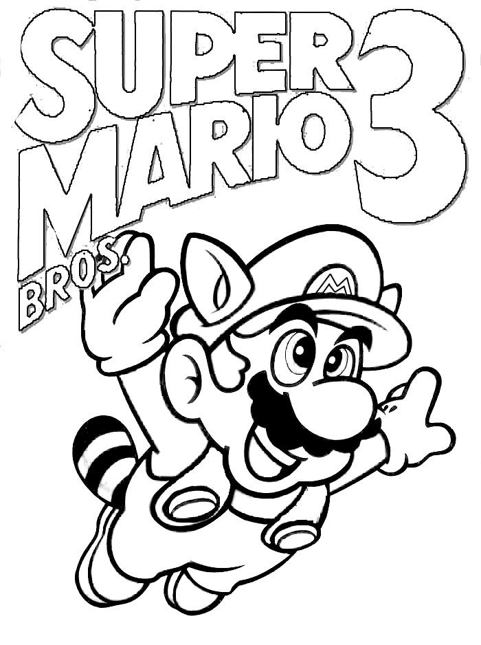 Mario Coloring Pages