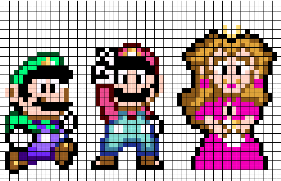 http://www.mariomayhem.com/fun/mario_cross_stitch/