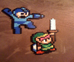 Megaman and Link magnets