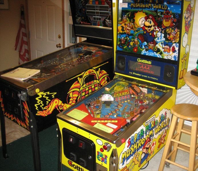 mario brothers pinball machine