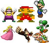 Mario characters Soundboard