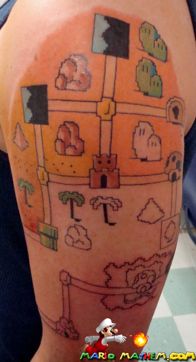 world map tattoo foot. Joel#39;s Mario 3 Map progress