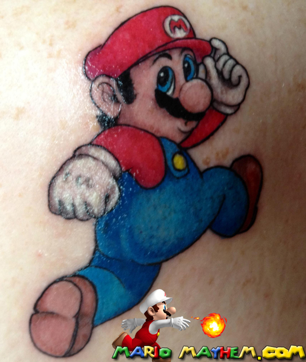 Linda's Mario Tattoo
