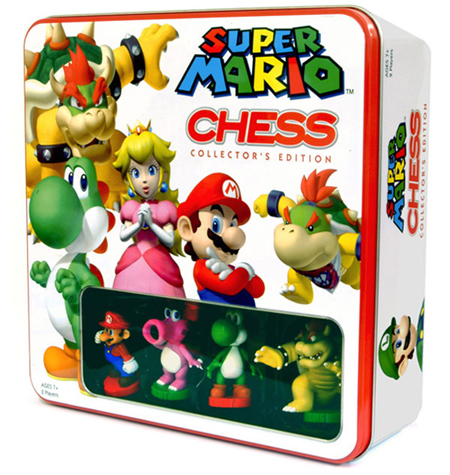 Mario on Super Mario Chess   Get Your Own Super Mario Bros Chess Set Today