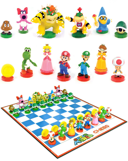 Super Mario Chess Pieces