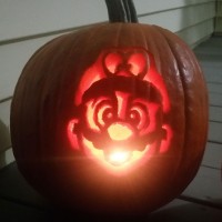 Mario Odyssey halloween Pumpkin