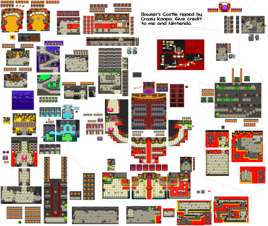 Mario and Luigi Bowsers Inside Story Overworld Backgrounds Bowsers Castle