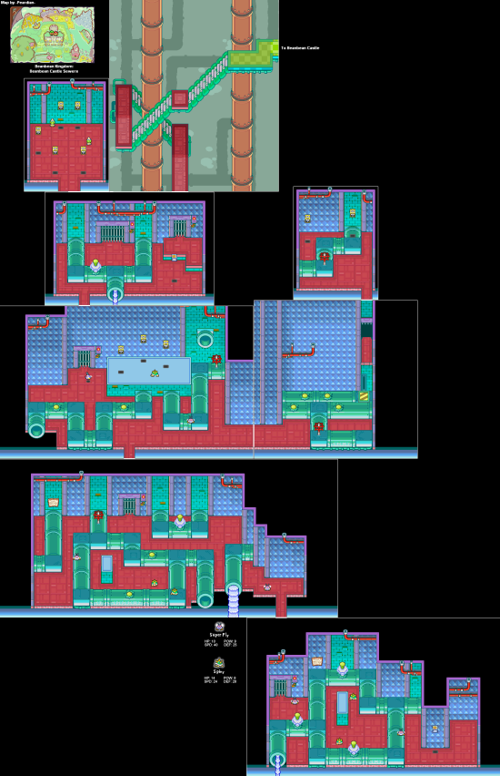 Mario and Luigi SuperstarSaga BeanbeanKingdom BeanbeanCastle Sewers