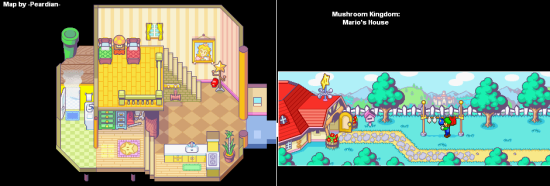 Mario and Luigi SuperstarSaga MushroomKingdom Mario'sHouse