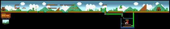 SuperMarioAll Stars SuperMarioBros LostLevels World1 1