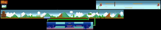 SuperMarioAll Stars SuperMarioBros LostLevels World4 1