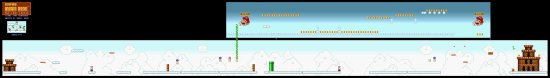 SuperMarioAll Stars SuperMarioBros LostLevels World8 3