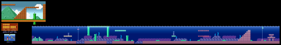 SuperMarioAll Stars SuperMarioBros LostLevels World9 1