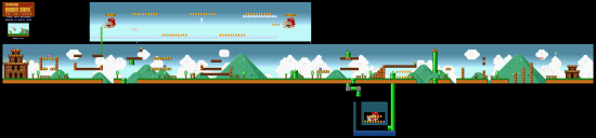 SuperMarioAll Stars SuperMarioBros LostLevels WorldA 1