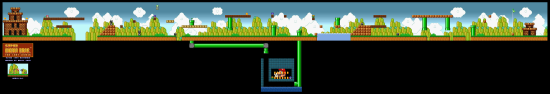 SuperMarioAll Stars SuperMarioBros LostLevels WorldD 1