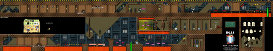 Yoshis Island World1 4 BurtTheBashfulsFort