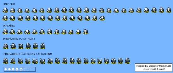 Mario and Luigi Bowsers Inside Story Enemies Coalbit