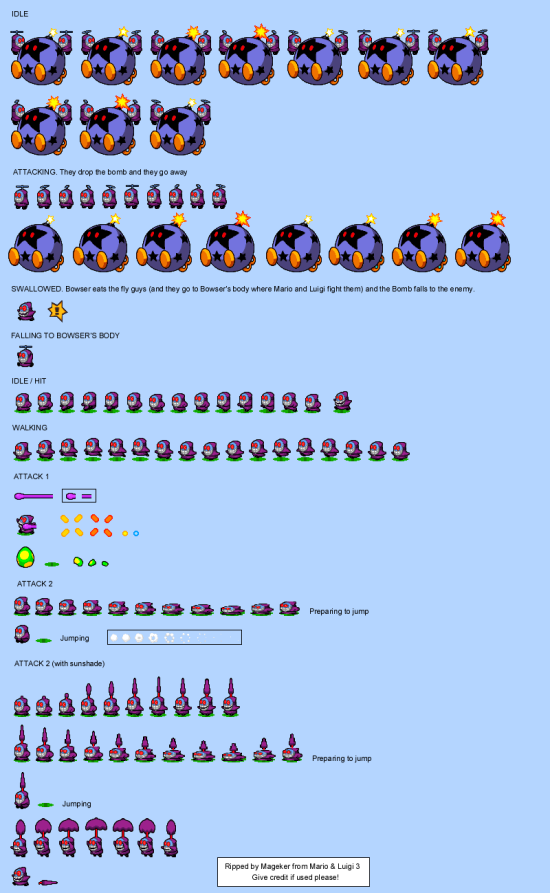 Mario and Luigi Bowsers Inside Story Enemies Dark Fawful Guy