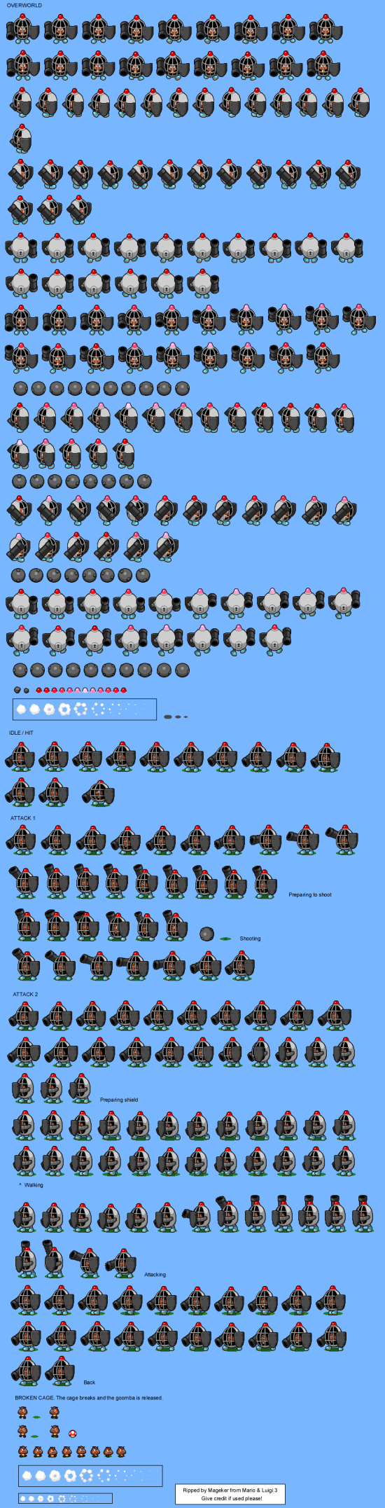 Mario and Luigi Bowsers Inside Story Enemies Jailgoon