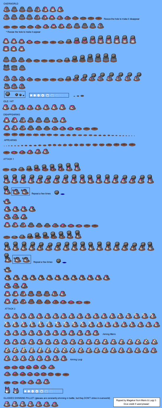 Mario and Luigi Bowsers Inside Story Enemies Metal Mawful Mole
