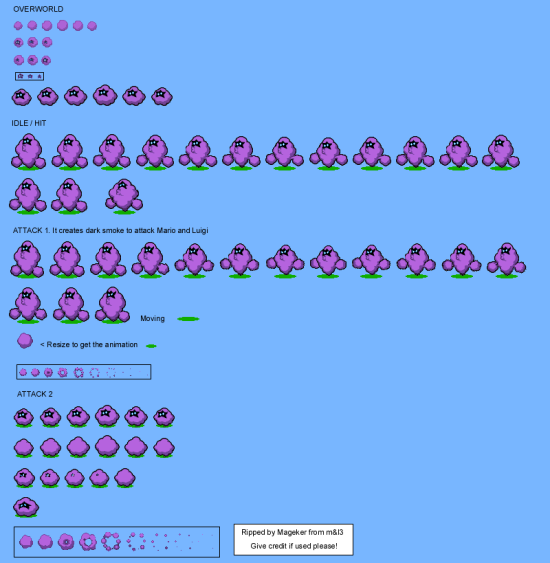 Mario and Luigi Bowsers Inside Story Enemies Stonk