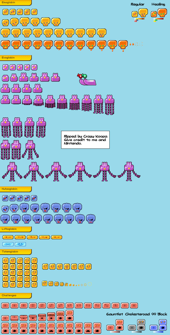 Mario and Luigi Bowsers Inside Story Non-Playable Characters Emoglobin