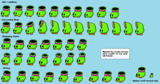 Mario and Luigi Bowsers Inside Story Non-Playable Characters Giant Sockop