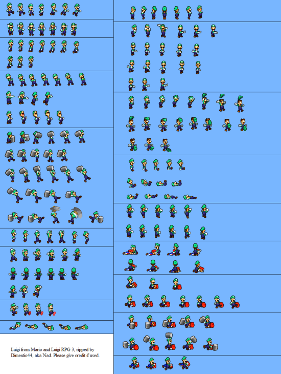 Mario and Luigi Bowsers Inside Story Playable Characters Luigi