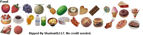 Super Smash Bros Brawl misc food