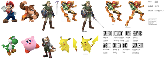 Super Smash Bros Brawl renders character renders 1