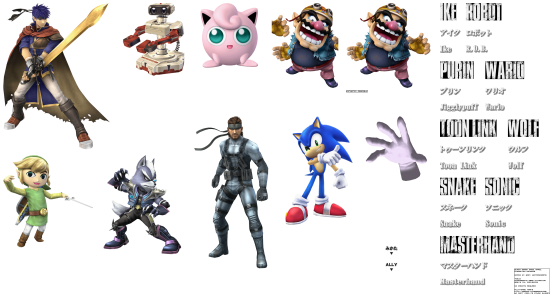 Super Smash Bros Brawl renders character renders 5