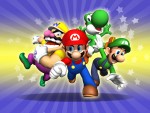 Super Mario, Yoshi, Wario and Luigi HD wallpaper