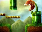 Super Mario Realistic Piranha Plant HD wallpaper