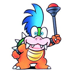 Super Mario Bros. 3 classic Larry Koopa art