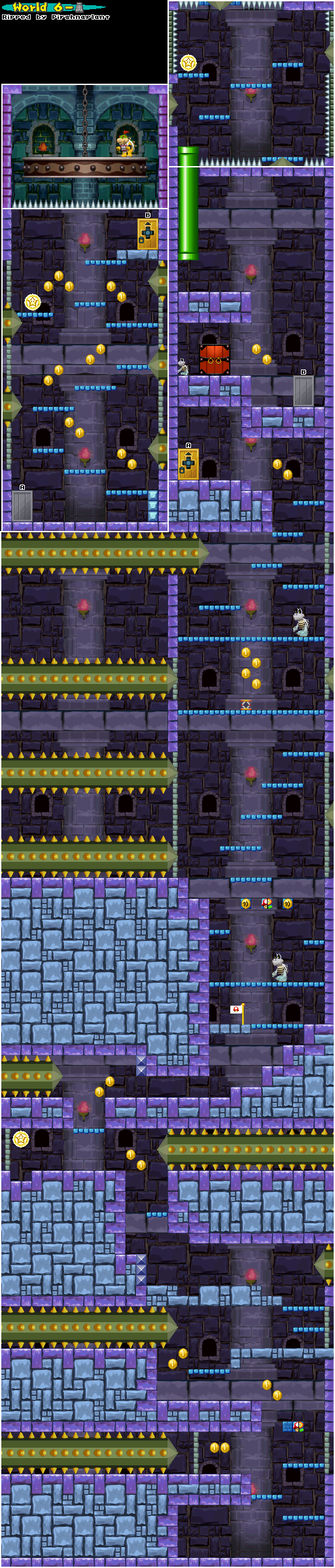 New Super Mario Bros Game Maps DS