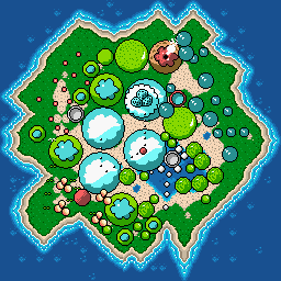 Yoshis Island Yoshis Island(Title SkyView)