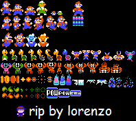 mario bros nes sprite sheet 2