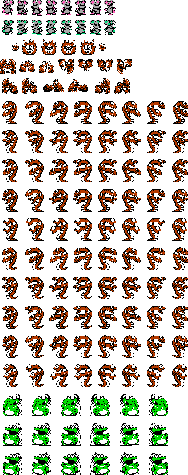 Super Mario Bros 2 Sprites All in one Photos.