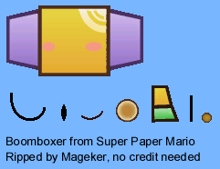 super paper mario enemy boomboxer