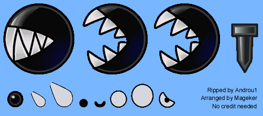 super paper mario enemy chomp