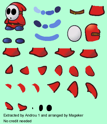 super paper mario enemy shy guy