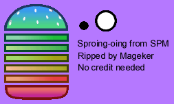 super paper mario enemy sproing-oing